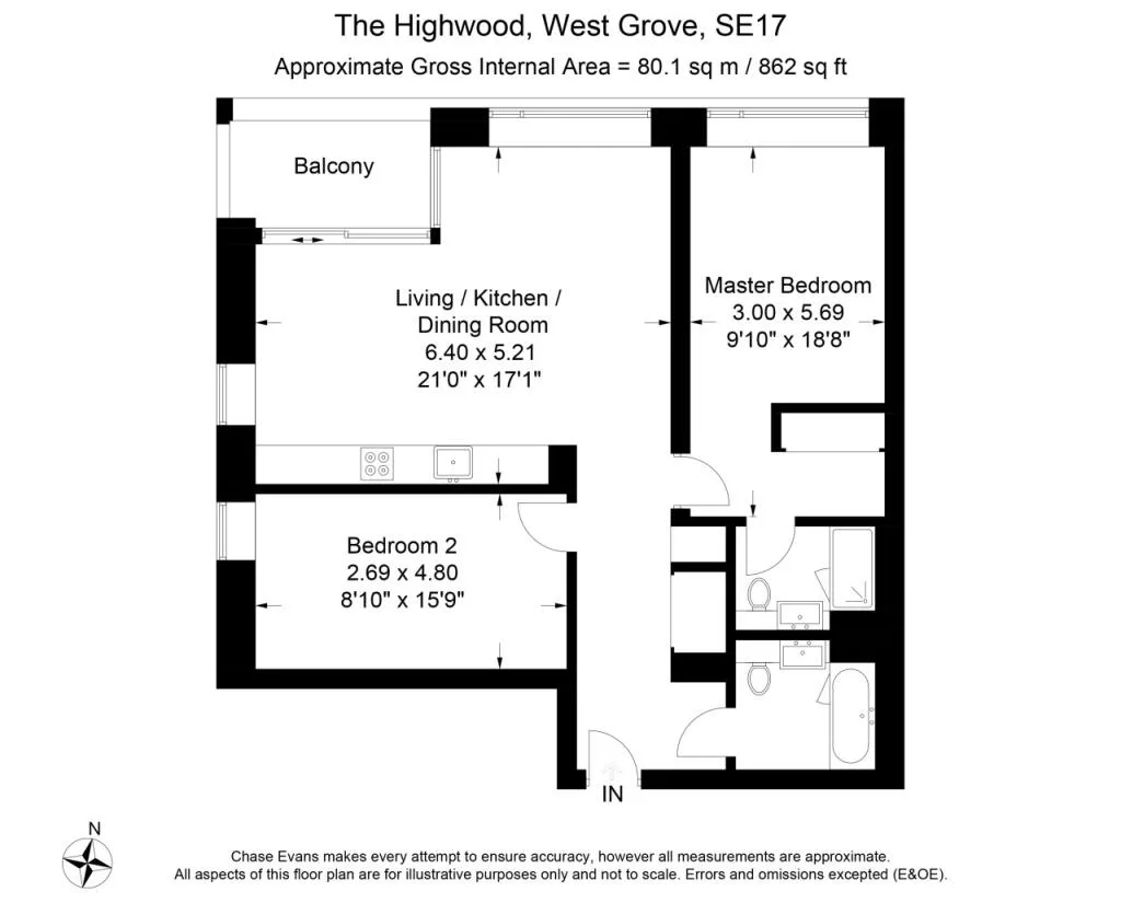 2 bedroom apartment for rent