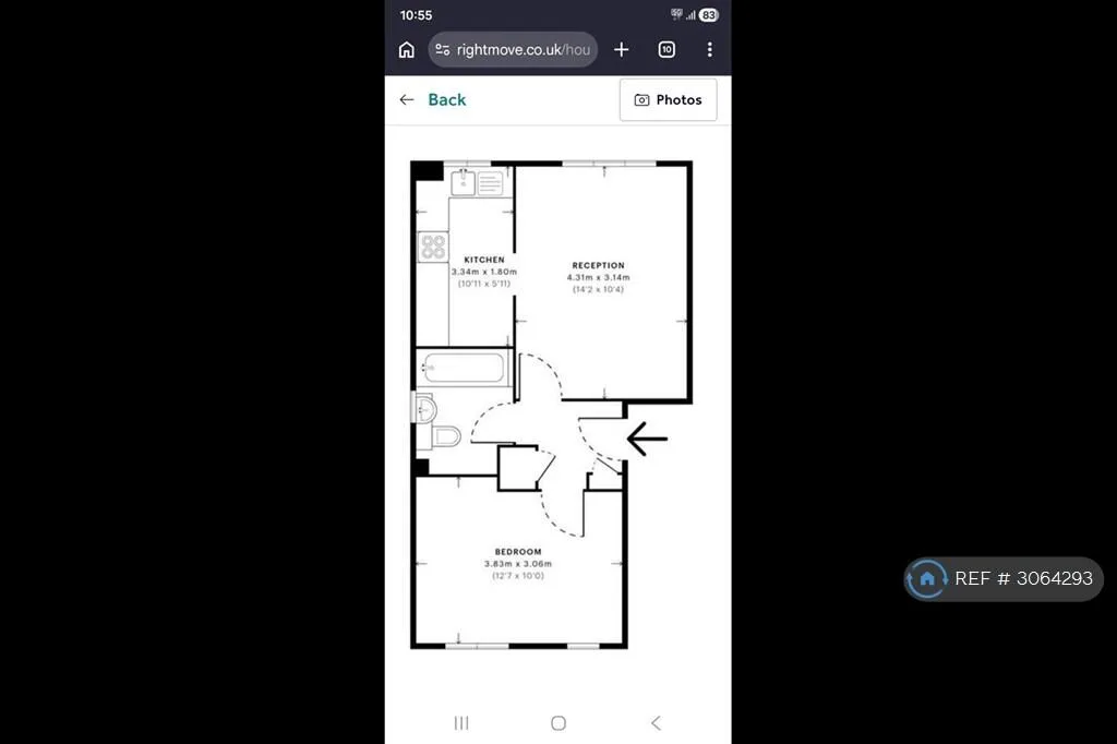 1 bedroom flat for rent