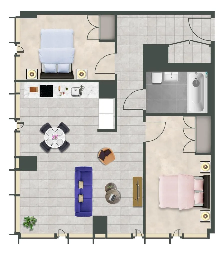 2 bedroom apartment for rent