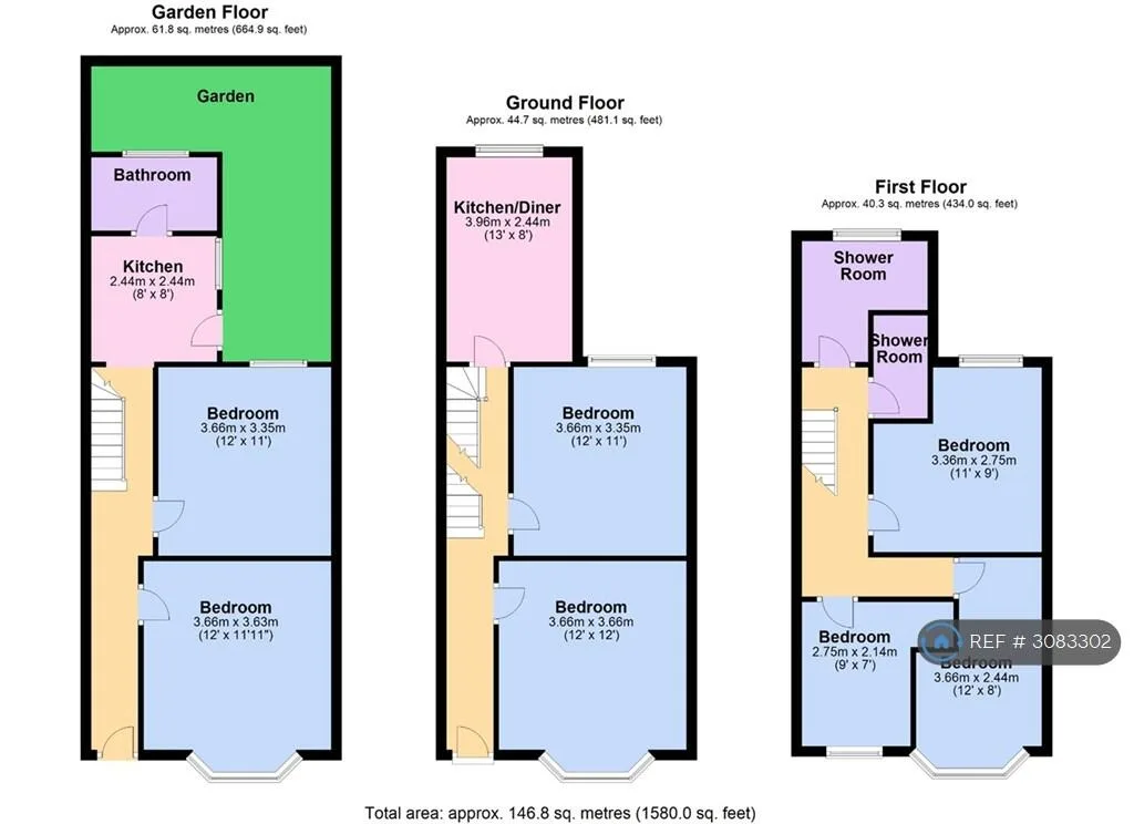 7 bedroom terraced house for rent