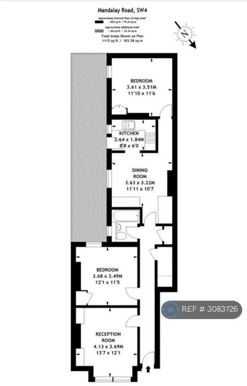 2 bedroom flat for rent