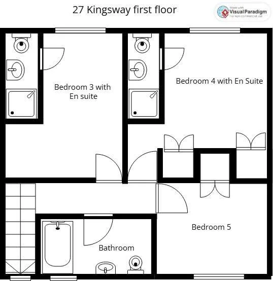 5 bedroom semi-detached house for rent