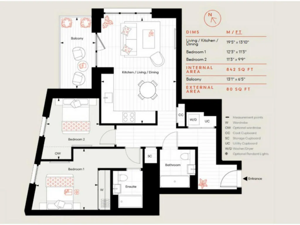2 bedroom apartment for rent