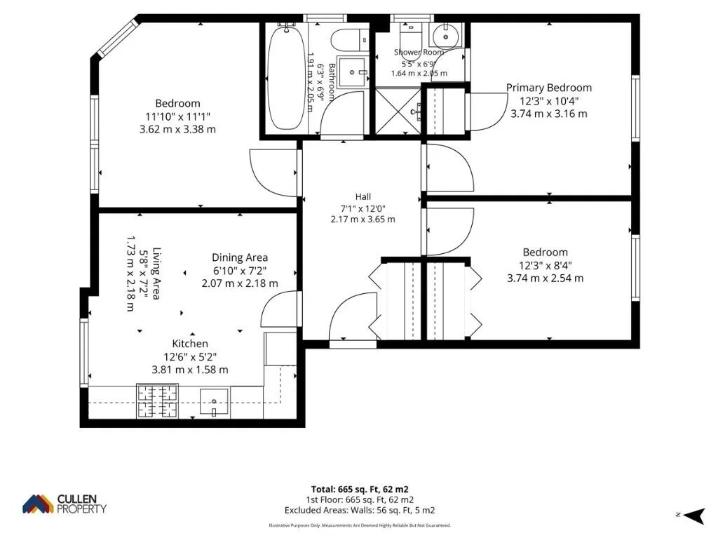3 bedroom flat for rent