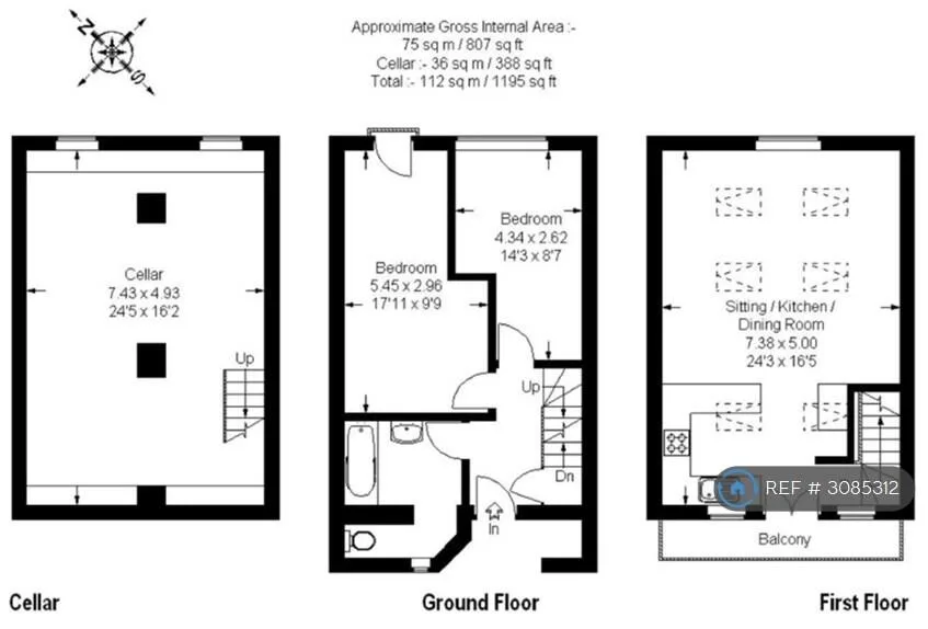 2 bedroom detached house for rent