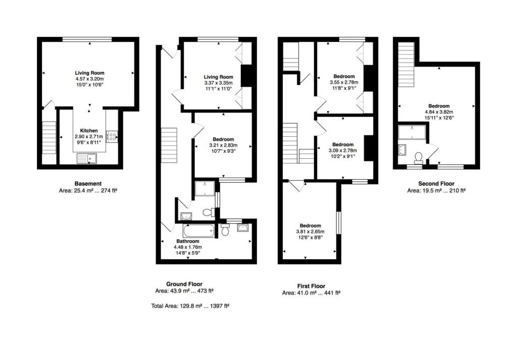 6 bedroom terraced house for rent