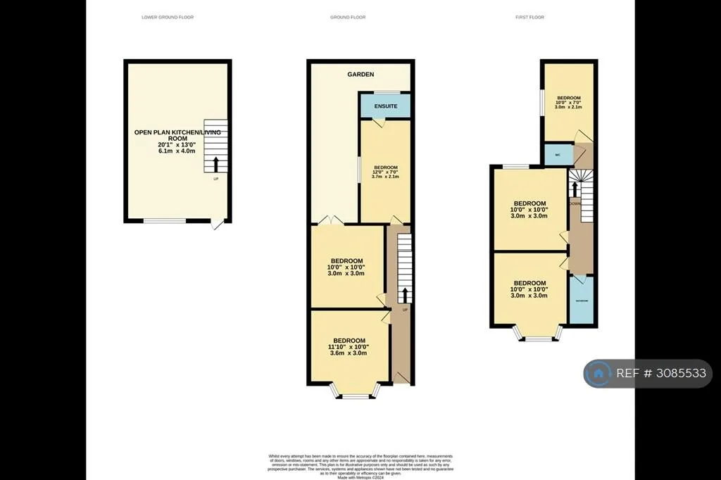 6 bedroom semi-detached house for rent