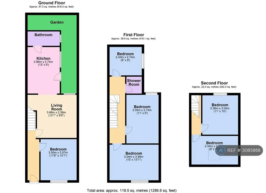 6 bedroom terraced house for rent