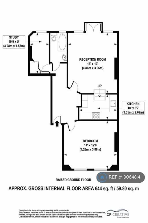 1 bedroom flat for rent