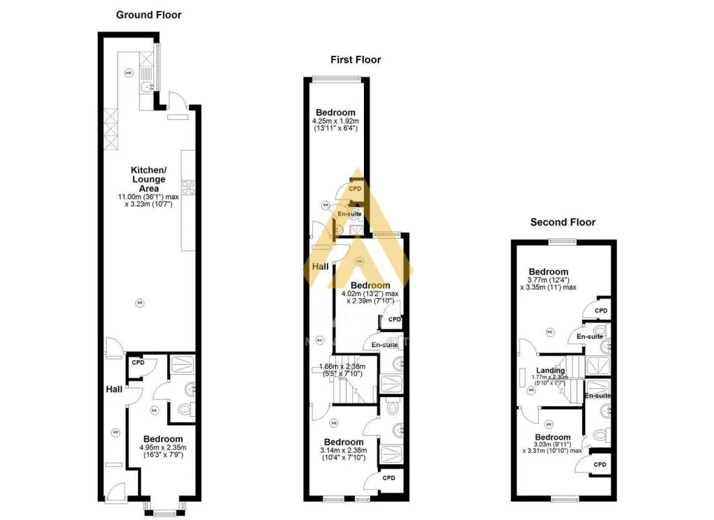 6 bedroom terraced house for rent