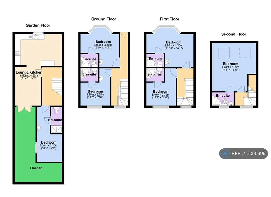 6 bedroom terraced house for rent