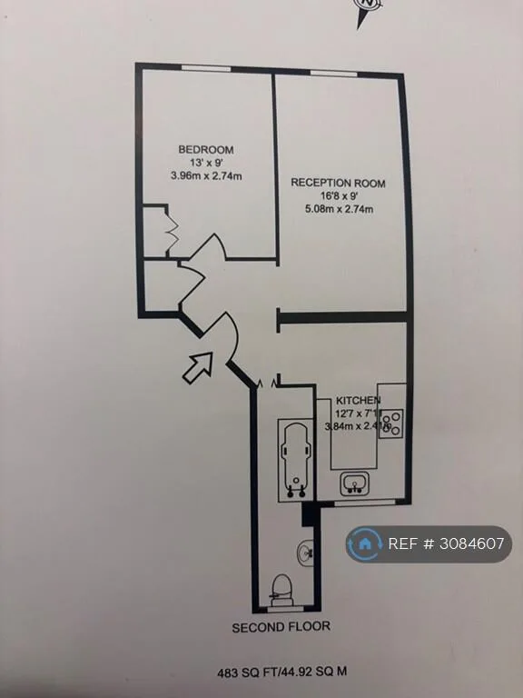 1 bedroom flat for rent