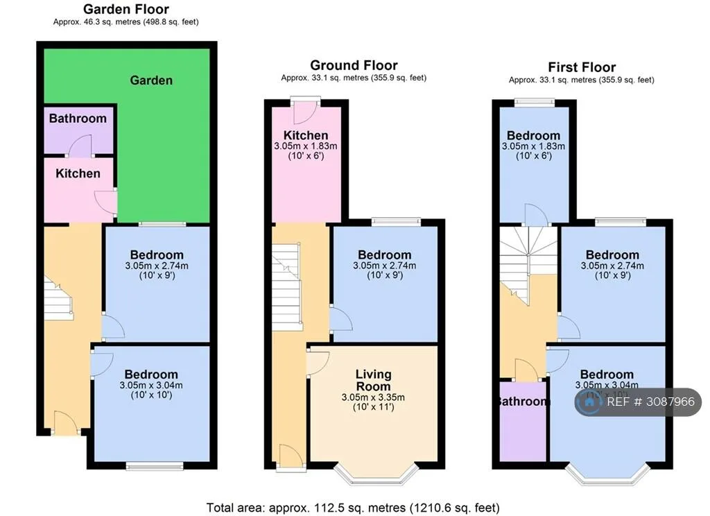 6 bedroom terraced house for rent