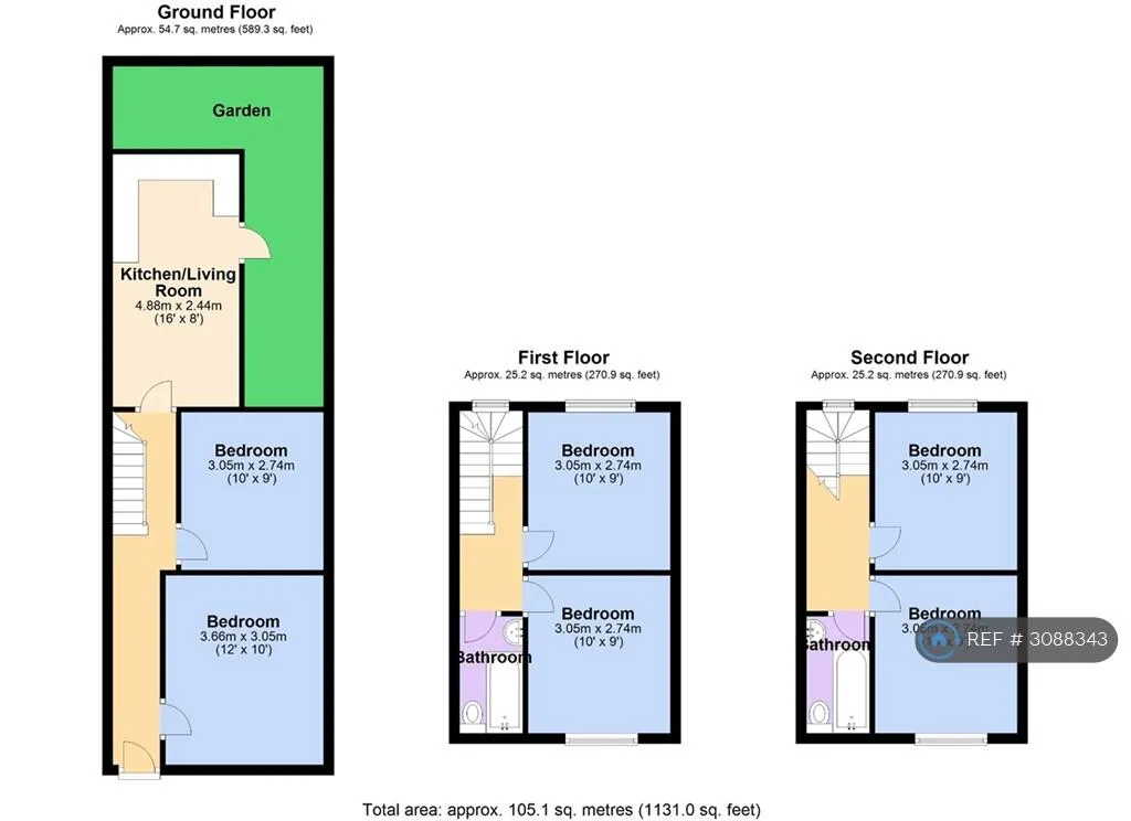 6 bedroom terraced house for rent
