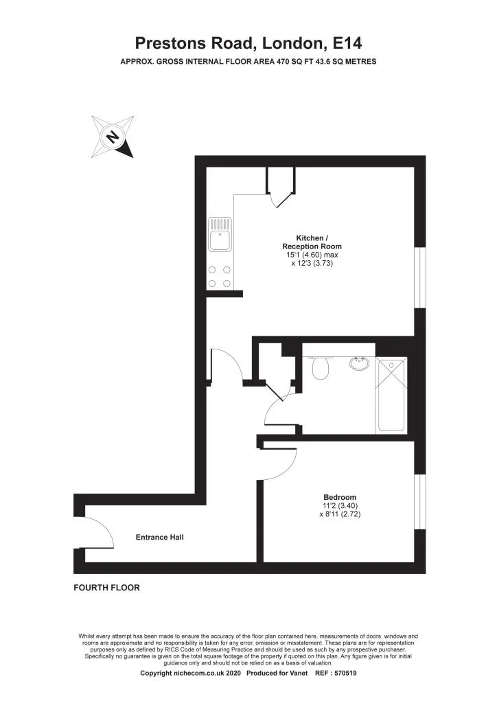 1 bedroom flat for rent