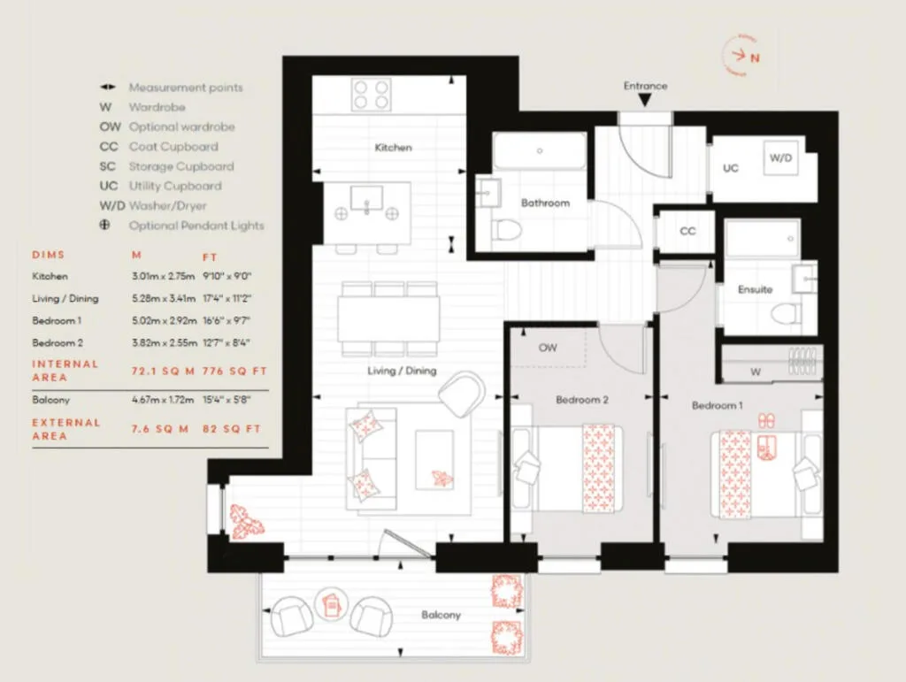 2 bedroom apartment for rent