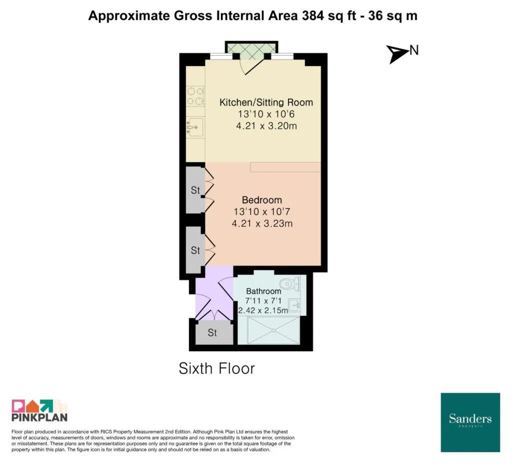 Studio flat for rent