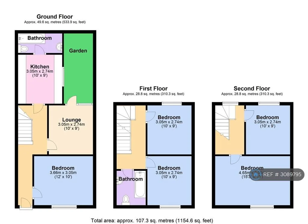 5 bedroom terraced house for rent