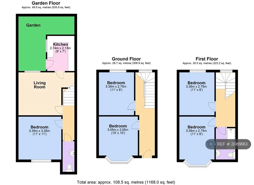 5 bedroom terraced house for rent