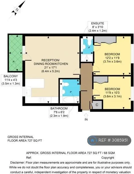 2 bedroom flat for rent