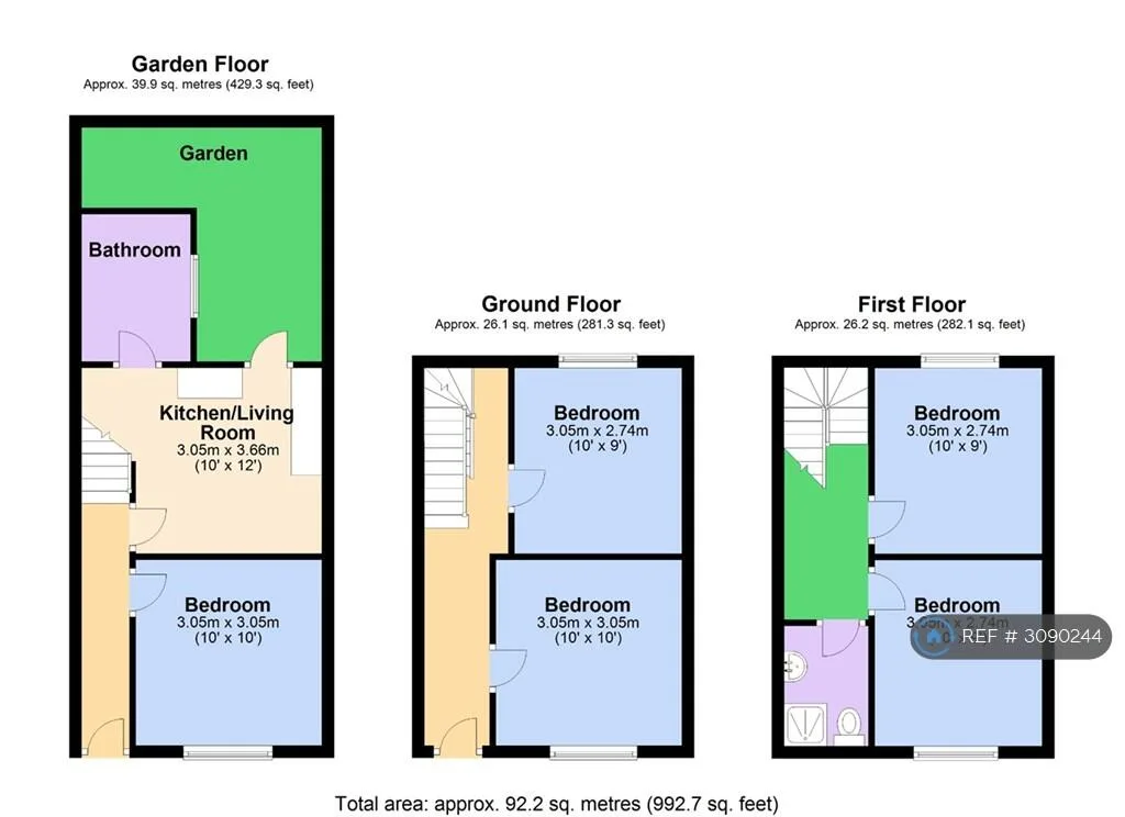 5 bedroom terraced house for rent