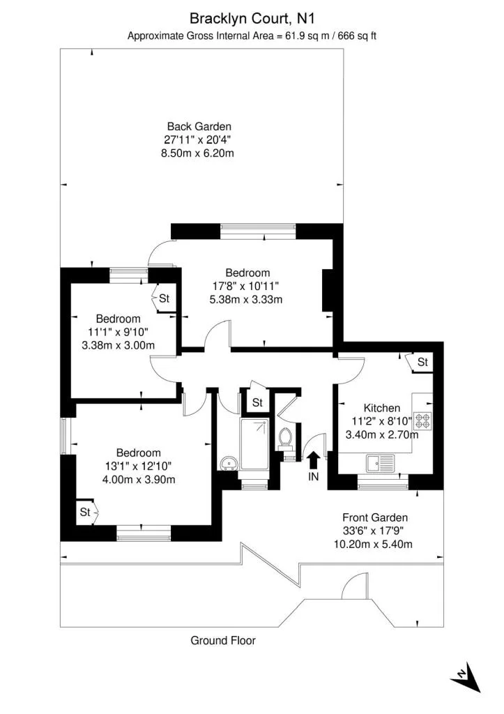 3 bedroom flat for rent