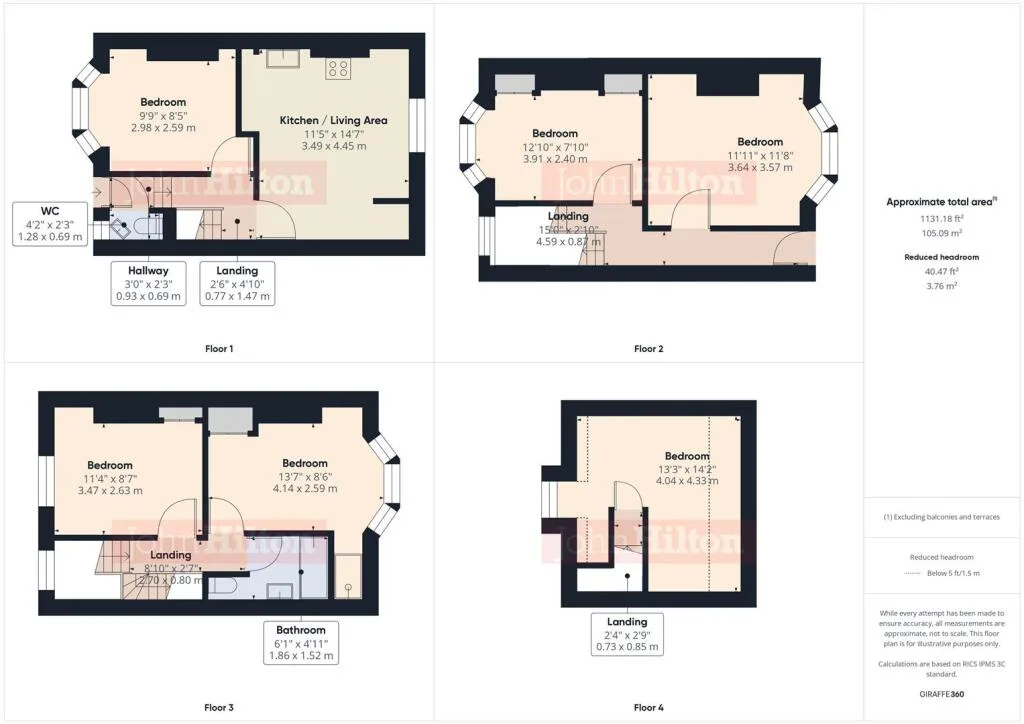 6 bedroom terraced house for rent