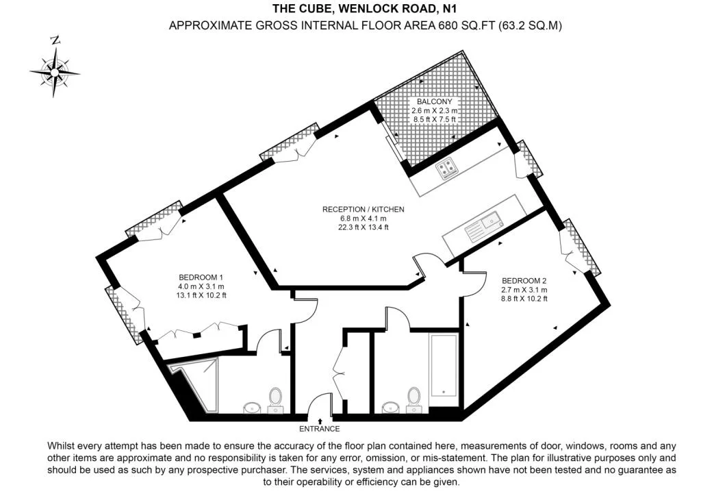 2 bedroom flat for rent