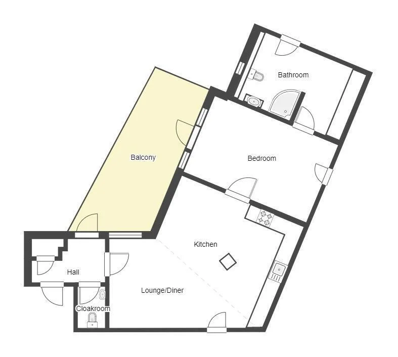 1 bedroom apartment for rent