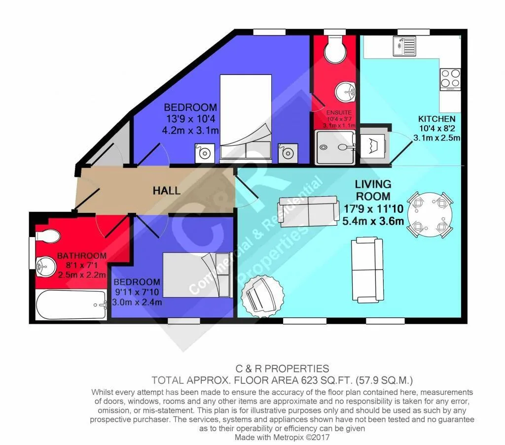 2 bedroom apartment for rent