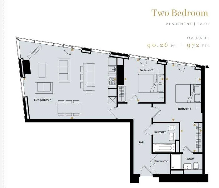 2 bedroom apartment for rent