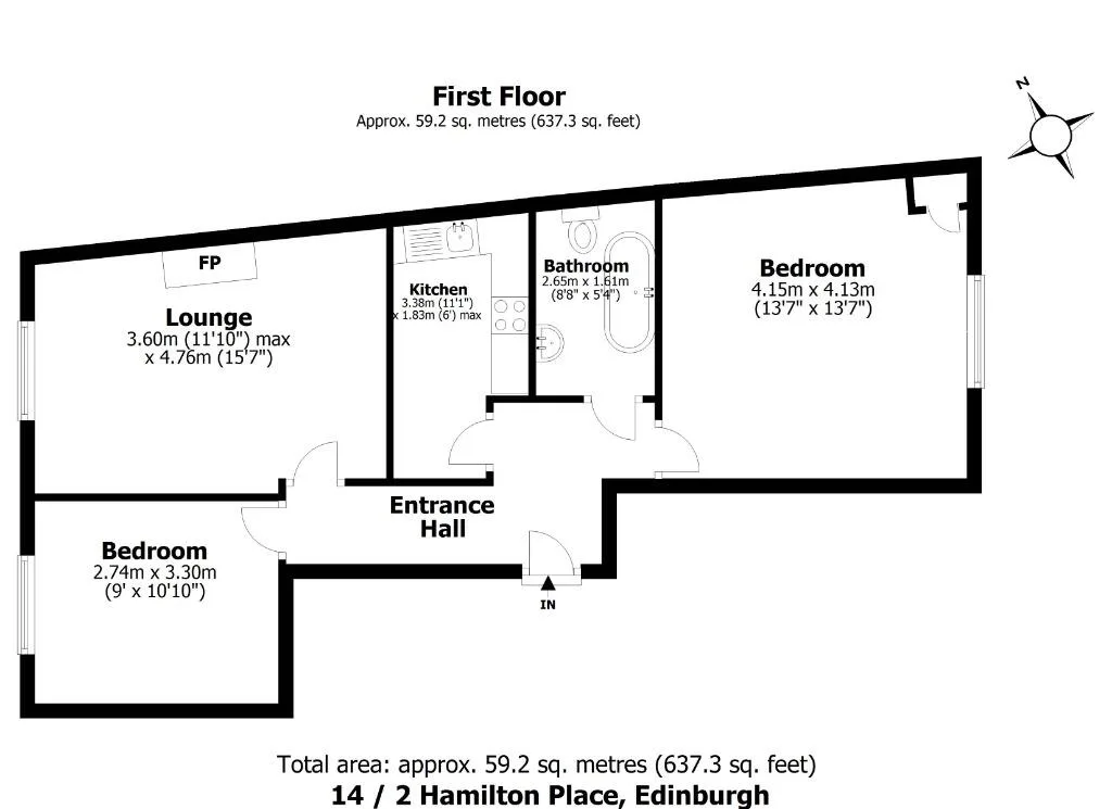 2 bedroom flat for rent
