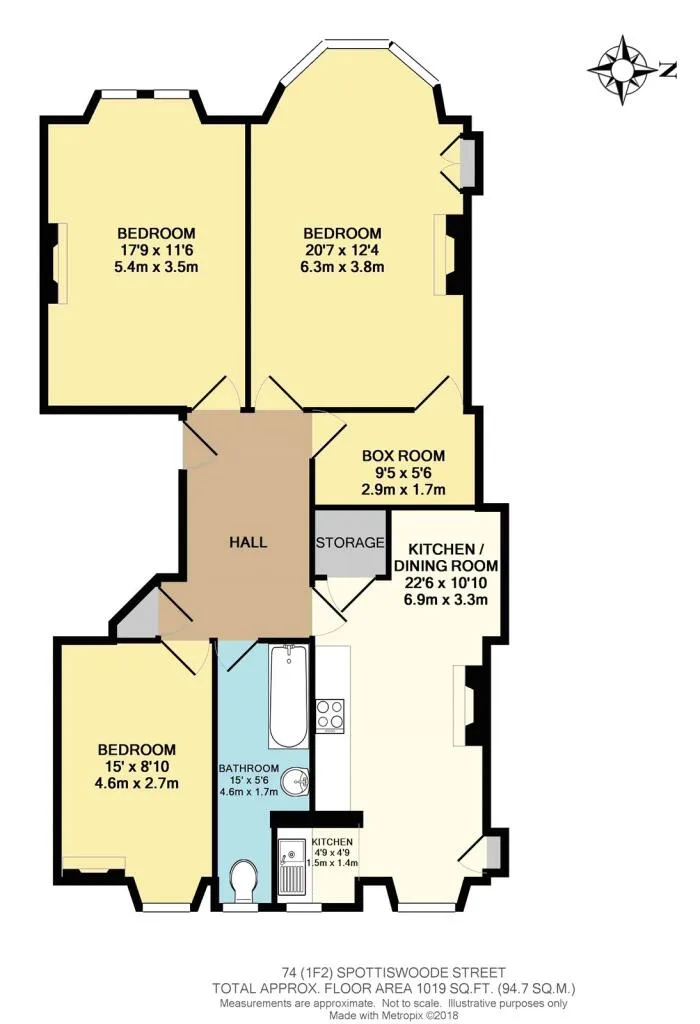 3 bedroom flat for rent