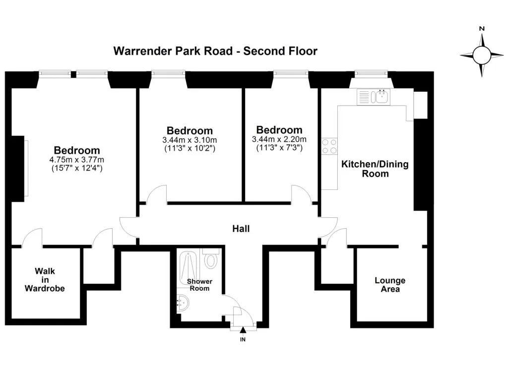3 bedroom flat for rent
