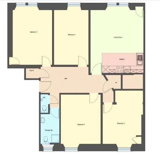 4 bedroom apartment for rent