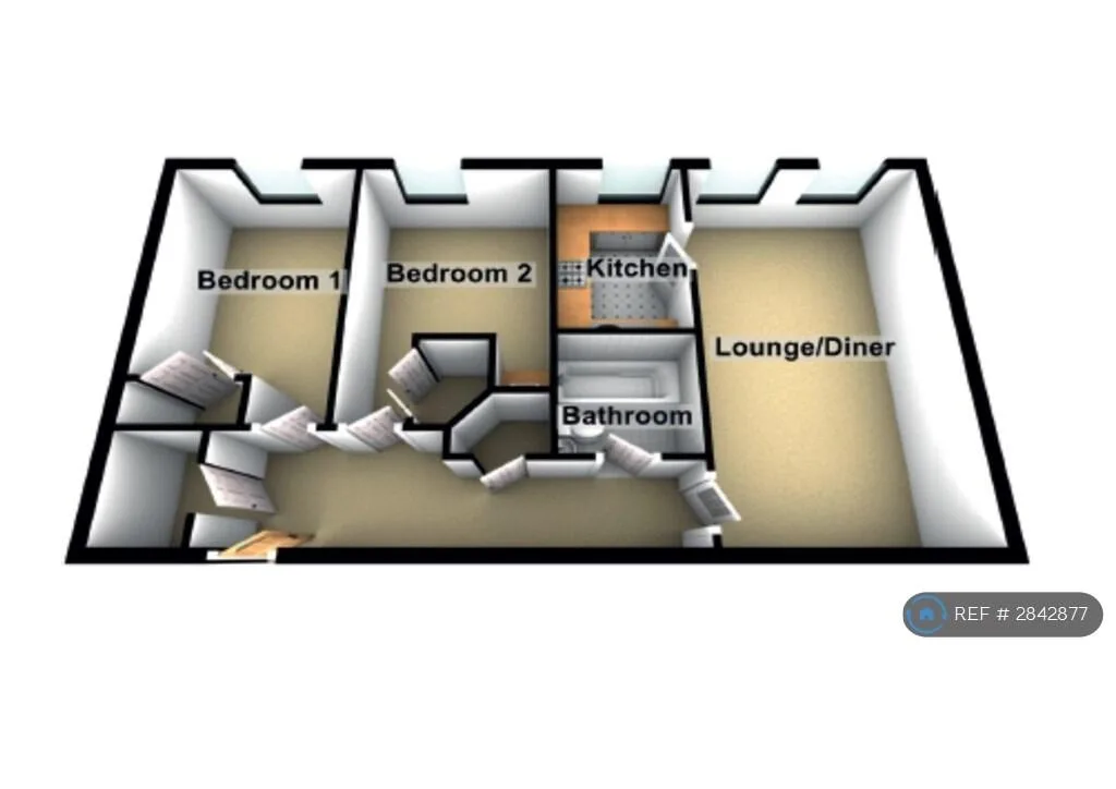 2 bedroom flat for rent