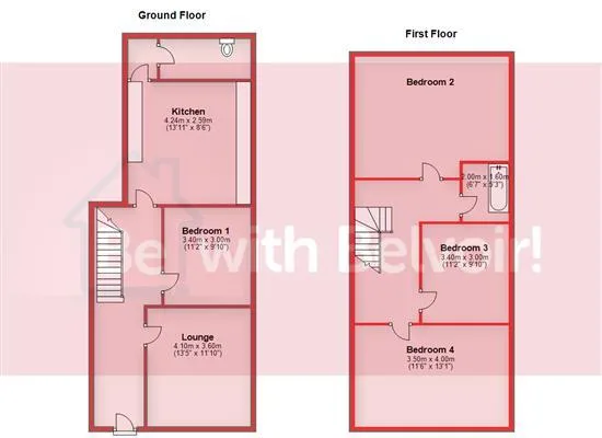 4 bedroom terraced house for rent