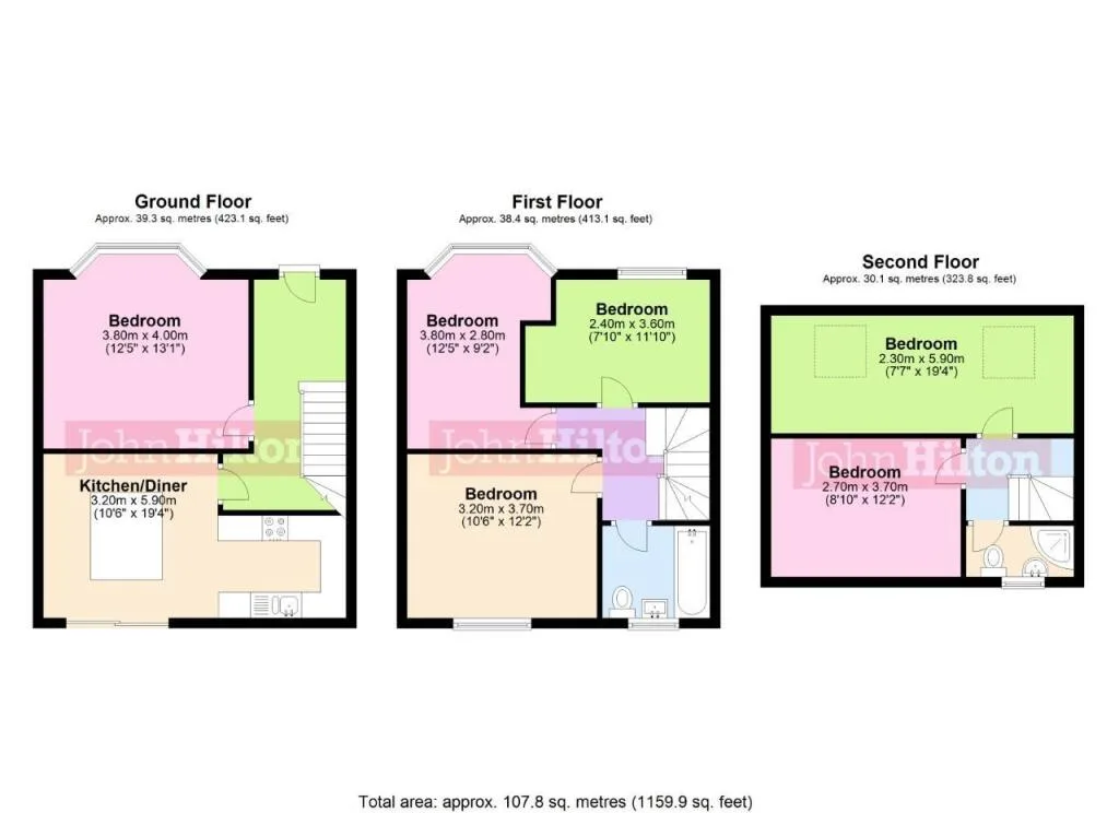 6 bedroom terraced house for rent