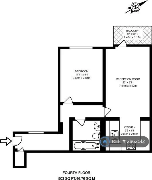 1 bedroom flat for rent