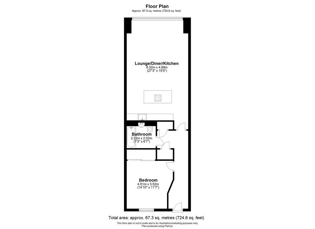 1 bedroom apartment for rent