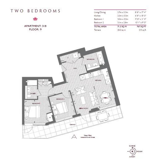 2 bedroom flat for rent