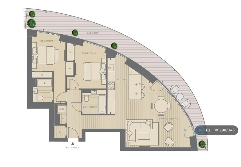 2 bedroom flat for rent