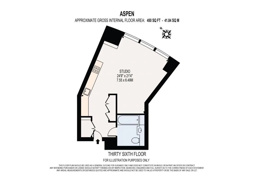 Studio apartment for rent