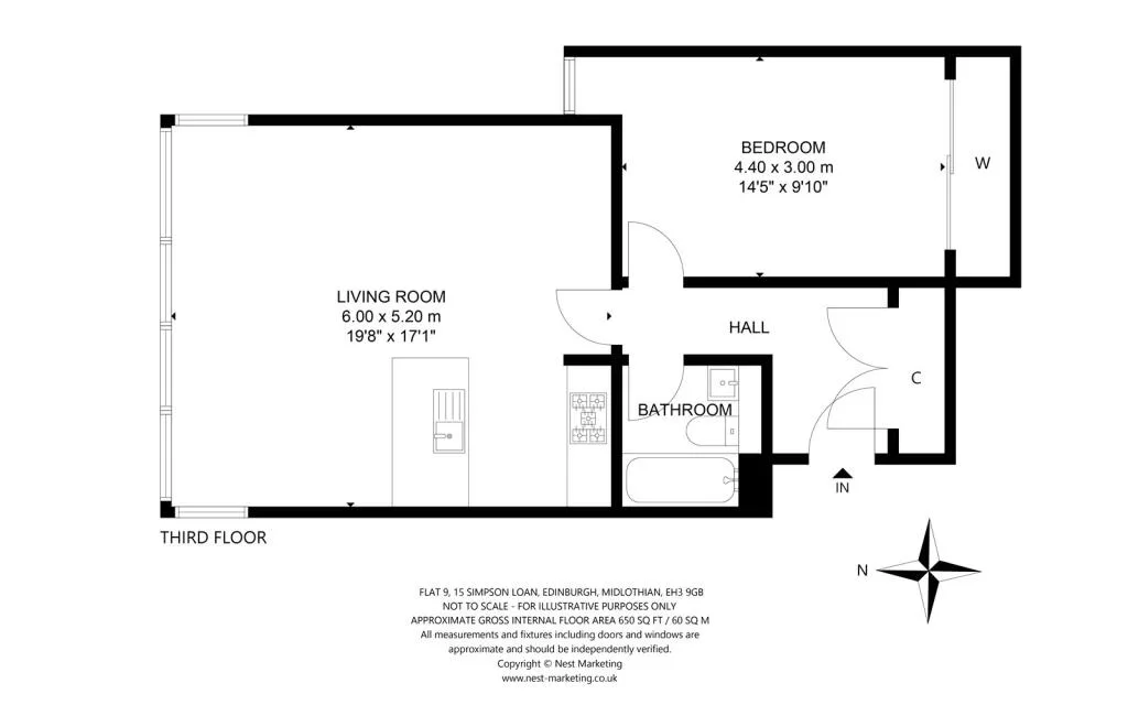 1 bedroom apartment for rent