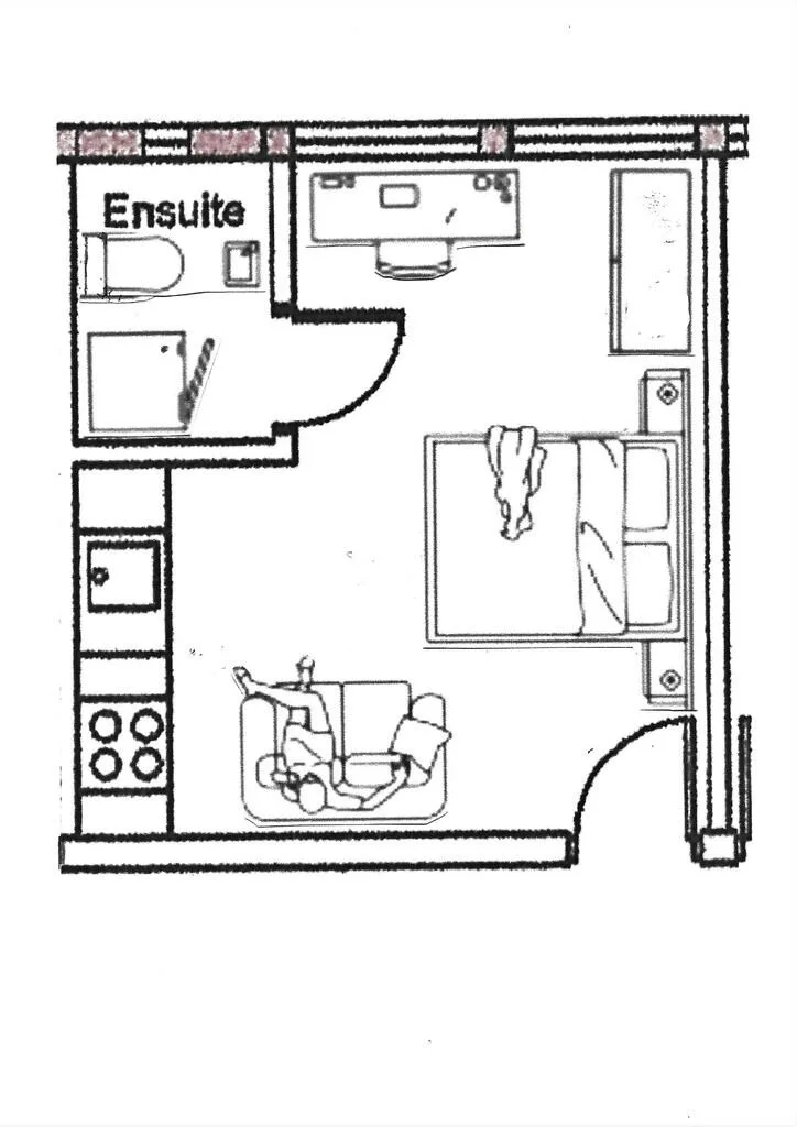 Studio flat for rent