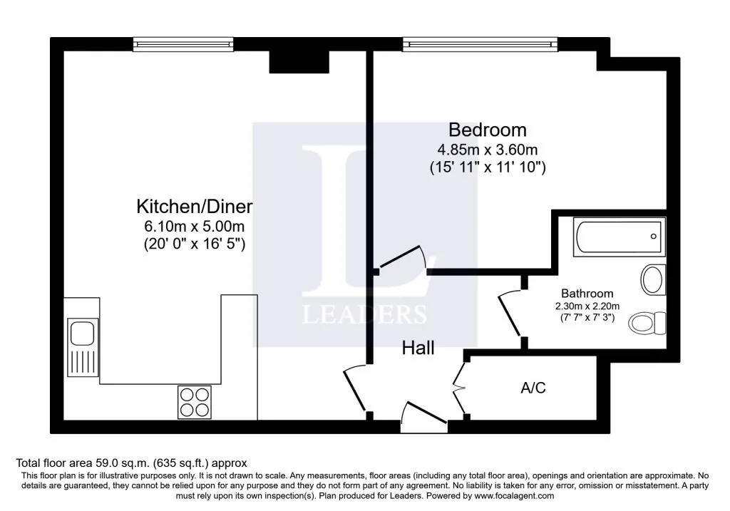 1 bedroom flat for rent