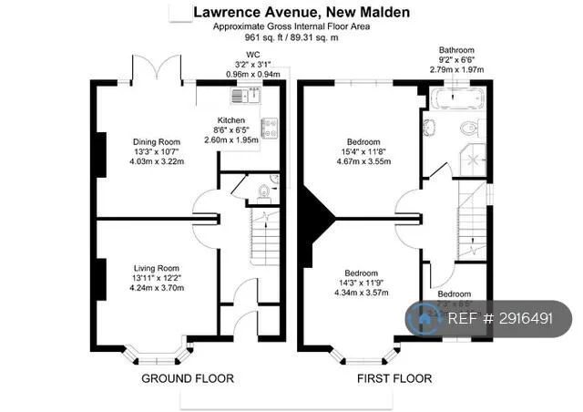 3 bedroom semi-detached house for rent