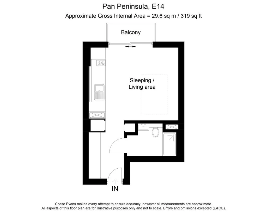 Studio flat for rent