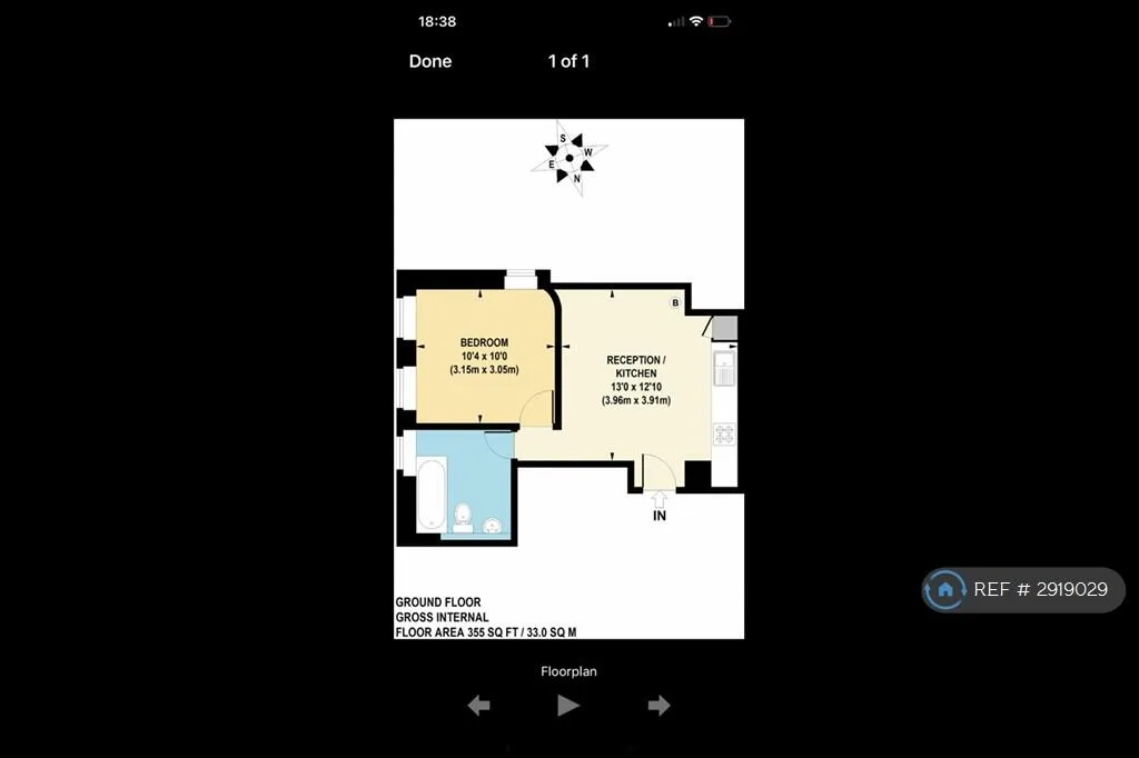 1 bedroom flat for rent