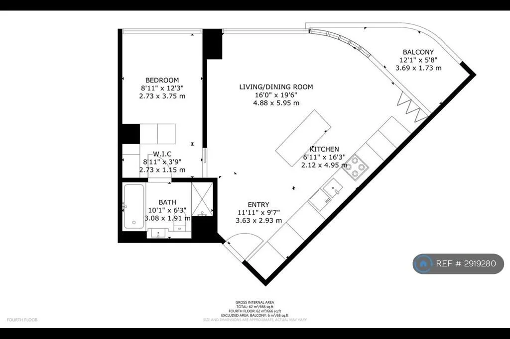 1 bedroom flat for rent